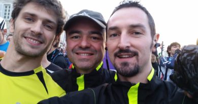 A quelques minutes du départ au marathon de La Rochelle