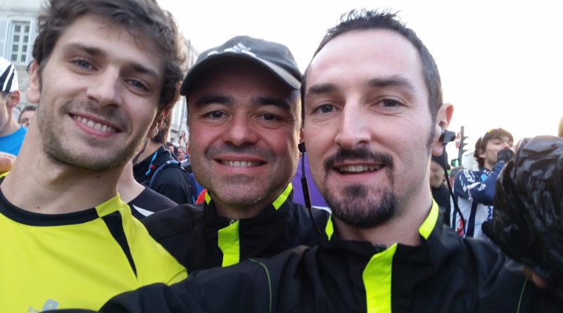 A quelques minutes du départ au marathon de La Rochelle